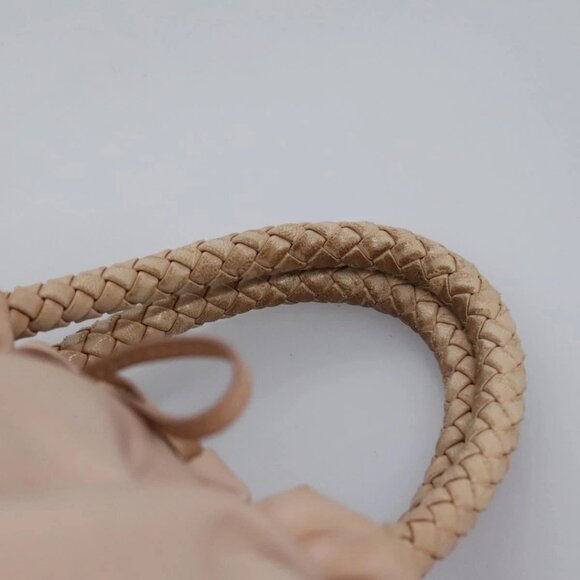 PRADA Hand Bag Nylon Leather 2way Pink Gold Auth EC720 - Picture 8 of 16